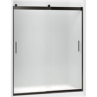  Levity Shower Door - Sliding Shower Door - Anodized Dark Bronze