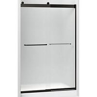  Levity Shower Door - Sliding Shower Door - Anodized Dark Bronze