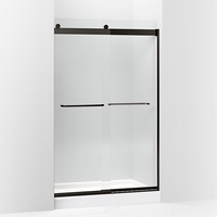  Levity Shower Door - Sliding Shower Door - Anodized Dark Bronze