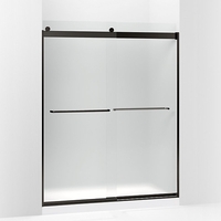  Levity Shower Door - Sliding Shower Door - Anodized Dark Bronze