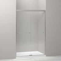  Revel Shower Door - Sliding Shower Door - Anodized Brushed Nickel