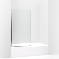  Aerie Shower Door - Swing Shower Door - Bright Polished Silver