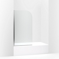  Aerie Shower Door - Swing Shower Door - Bright Polished Silver