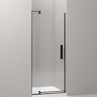  Revel Shower Door - Swing Shower Door - Anodized Dark Bronze