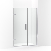  Composed Shower Door - Fixed Shower Door - Bright Polished Silver