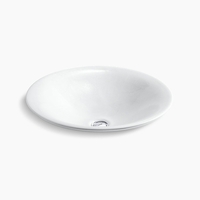Vessel Style Bathroom Sink 17-11/16'' Diameter x 6''