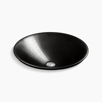  Sartorial Vessel Style Bathroom Sink - Black