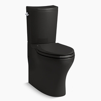  Persuade Curv Two Piece Toilet - Black