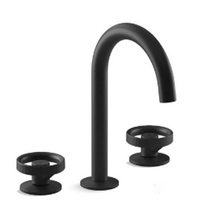  Components 8'' Widespread Bathroom Faucet - Matte Black