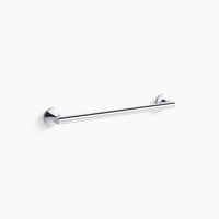  Components Towel Bar Bathroom Accessory - Polished Chrome