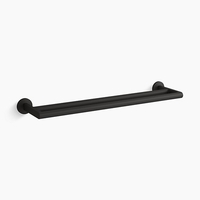  Components Towel Bar Bathroom Accessory - Matte Black