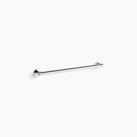  Components Grab Bar Bathroom Accessory - Polished Chrome
