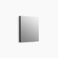  Maxstow Swing Door Medicine Cabinet - Dark Anodized Aluminum