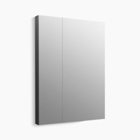  Maxstow Swing Door Medicine Cabinet - Dark Anodized Aluminum