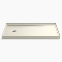  Rely Single Threshold 48'' and Larger Shower Base - Biscuit