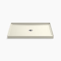  Rely Single Threshold 48'' and Larger Shower Base - Biscuit