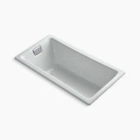  Tea-For-Two 60'' x 32'' Soaking Tub - Ice Grey