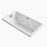  Tea-For-Two 66" Whirlpool Bath - White