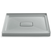  Archer Single Threshold Up To 42" Shower Base - Ice Grey