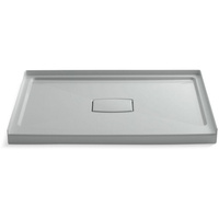  Archer Single Threshold 48'' and Larger Shower Base - Ice Grey
