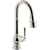  Artifacts Pull-Out Spray Kitchen Faucet - Vibrant Polished Nickel