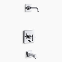  Pinstripe Tub & Shower Faucet Trim Trim Kit - Polished Chrome