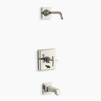  Pinstripe Tub & Shower Faucet Trim Trim Kit - Vibrant Polished Nickel