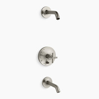  Purist Tub & Shower Faucet Trim Trim Kit - Vibrant Brushed Nickel