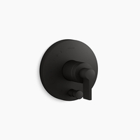  Components Non-Thermostatic Valve Trim Trim Kit - Matte Black
