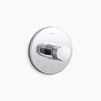  Components Thermostatic Valve Trim Trim Kit - Polished Chrome