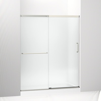 Elate Shower Door - Sliding Shower Door - Anodized Matte Nickel