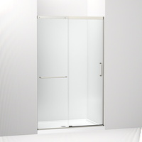  Elate Shower Door - Sliding Shower Door - Anodized Matte Nickel