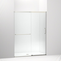  Elate Shower Door - Sliding Shower Door - Anodized Matte Nickel