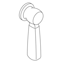  Faucet Handles Part - Vibrant Polished Nickel