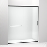  Elate Shower Door - Sliding Shower Door - Matte Black