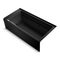  Archer 72"x 36" Whirlpool Bath - Black