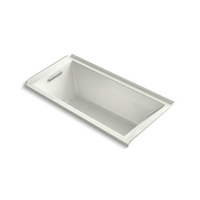  UnderScore VibrAcoustic 60'' x 30'' Soaking Tub - Dune