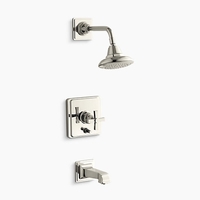  Pinstripe Pure One Handle Tub & Shower Faucet - Vibrant Polished Nickel