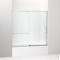  Elate Tub & Shower - Sliding Shower Door - Anodized Matte Nickel