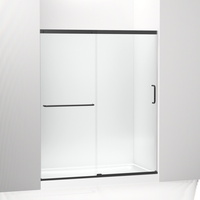  Elate Shower Door - Sliding Shower Door - Matte Black