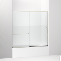  Elate Tub & Shower - Sliding Shower Door - Anodized Matte Nickel