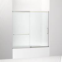  Elate Tub & Shower - Sliding Shower Door - Anodized Matte Nickel