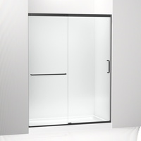  Elate Shower Door - Sliding Shower Door - Matte Black