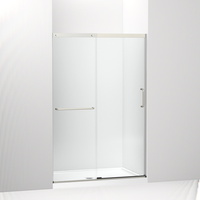  Elate Shower Door - Sliding Shower Door - Anodized Matte Nickel