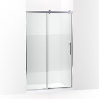  Rely Shower Door - Sliding Shower Door - Bright Polished Silver