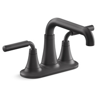  Tone 4'' Centerset Bathroom Faucet - Matte Black