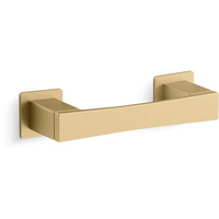  Honesty Paper Holder Bathroom Accessory - Vibrant Brushed Moderne Brass