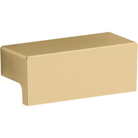  Honesty Knob Knob - Vibrant Brushed Moderne Brass