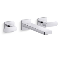  Parallel Bathroom Sink Faucet Trim Trim Kit - Polished Chrome