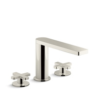  Composed Deck Mount Tub Faucet - Vibrant Polished Nickel